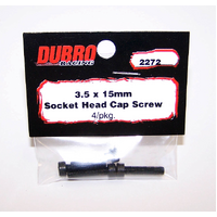   3.50 x 15mm Socket Head cap screw 4 pcs DBR2272