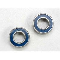 Ball bearings blue rubber shield 6 x 12 x 4mm (2)  5117 