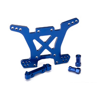 Shock tower, Rear Alum blue 6838X 