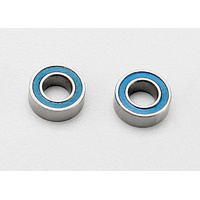 Ball bearings blue rubber sealed 4 x 8 x 3mm (2)  7019 