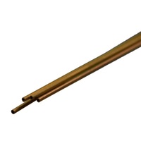  Brass Tube: 1mm OD x 0.225 wall x 300mm Long 4pcs KnS-9830