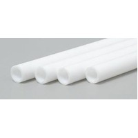  White Polystyrene I-Beam 0.250 x 14&quot; / 6.4mm x 36cm (3)EG227 