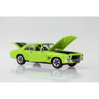 1:24 Lime Green HQ Holden GTS 4 Door Monaro Fully Detailed DDA325