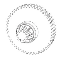 Spur Gear Assembly (machined Metal) MJXS-16401Y