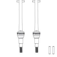 Metal F/R CVD Shafts pair MJXS-16410